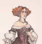 Don Pasquale - Costume Design for Norina